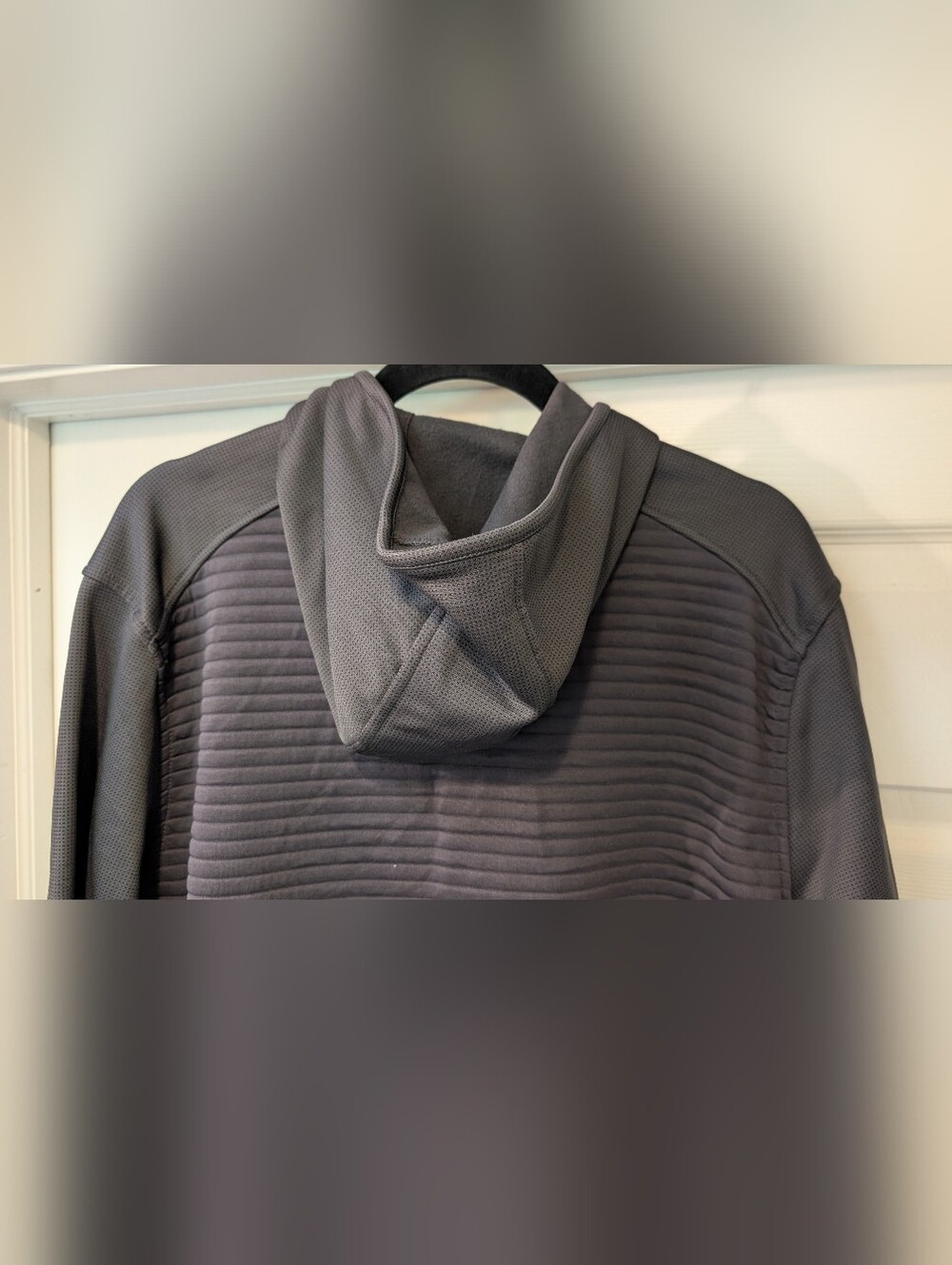 NEW! Gerry Men's Charcoal Slate Gray Full Zip Quilted Ribbed Hoodie Size XL NWT - Picture 11 of 15